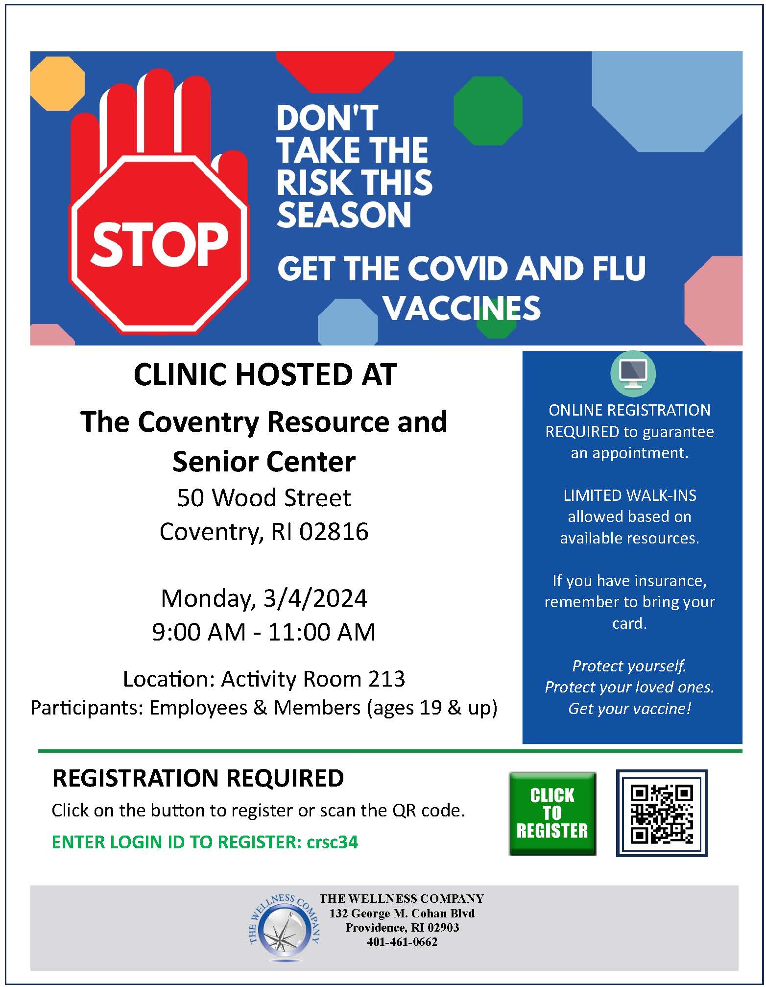 COVID & Flu Vaccine Clinic Coventry